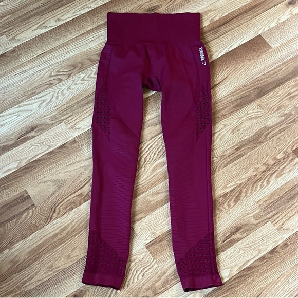 Gymshark Pants - Gymshark Burgundy Leggings